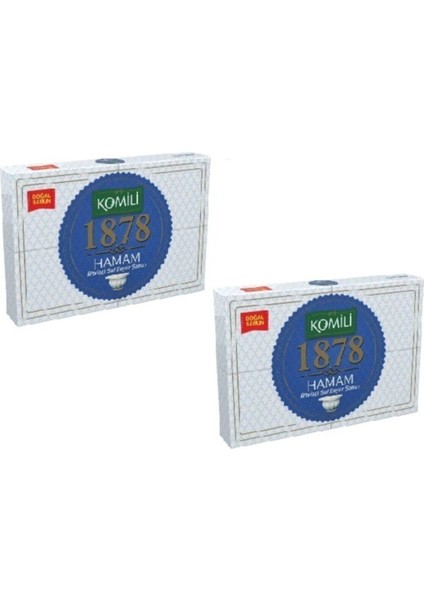 Beyaz Saf Sabun Hamam Serisi 600GR x 2 Adet