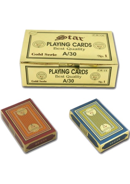 Iskambil Kağıdı Oyun 2 Li Set Gold Oyun Kağıdı Iskambil Kağıdı Poker Kağıdı 2 Deste