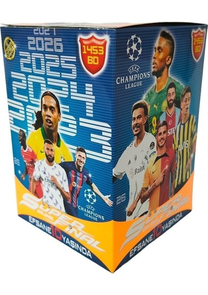 Patimkuyruk Süper Final 10.yıl Premium Özel Seri 20 Li Futbol Oyun Kartları - 2023 -24-25-26-27 Son Sezon fiyatları
