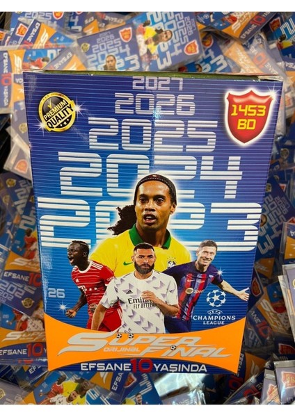 Patimkuyruk Süper Final 10.yıl Premium Özel Seri 20 Li Futbol Oyun Kartları - 2023 -24-25-26-27 Son Sezon indirimleri