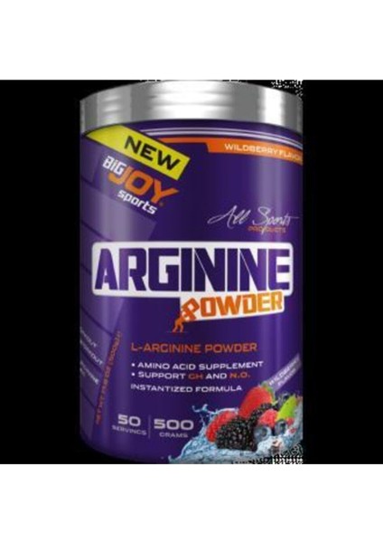 Bigjoy Arginine Powder 500 Gr Orman Meyveli