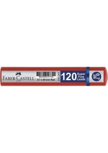 Faber Castell Kırmızı Tüp 120LI Min 0,7 2b 60MM (1 Adet 12’li Paket) fırsatları
