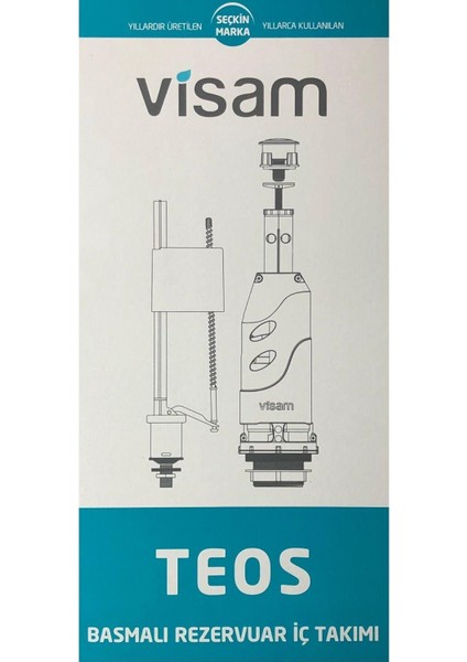 Teos Basmalı Klozet Rezervuar Iç Takımı