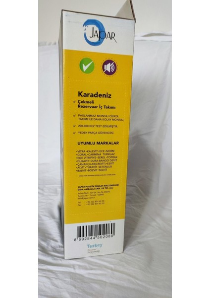 Karadeniz Çekmeli Rezervuar Iç Takımı