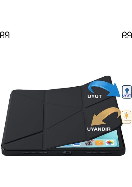 iPad Pro 11 Inç 2021 3. Nesil Stand Olabilen Kalemlik Bölmeli Otomatik Uyku Modlu Akıllı Kılıf fiyatları