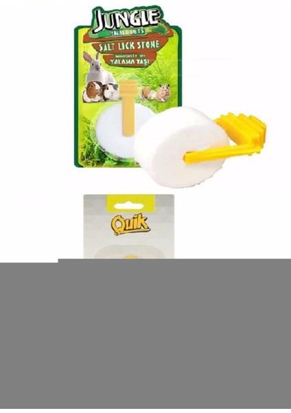 Kemirgen Ihtiyaç Seti (2 Parça) Yalama Taşı - Kemirme Taşı