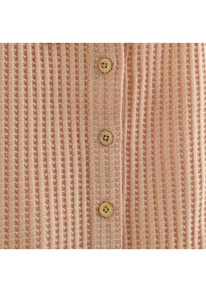 Pijama Kolsuz Yakalı Üst&alt Set Somon fiyatları