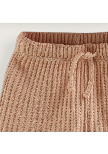 Pijama Kolsuz Yakalı Üst&alt Set Somon modelleri