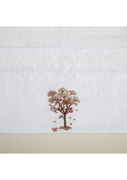 Bambu Chuva Yüz Havlusu 50X90 cm Beyaz
