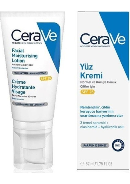 Yüz Kremi Spf 25+ 52 ml fiyatları
