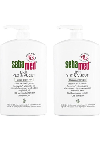 Likit 2'li Yüz & Vücut Temizleme 200 ml