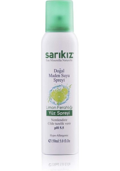Doğal Maden Suyu Spreyi Limonlu 150 ml