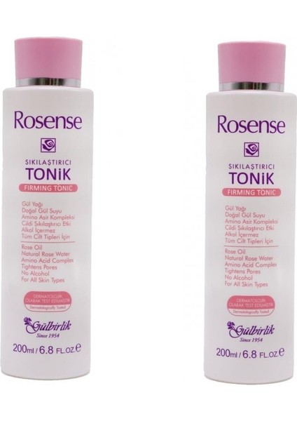 Rosense Rosense Gülbirlik Sıkılaştırıcı Tonik 200 ml x 2 Adet Kzmprt