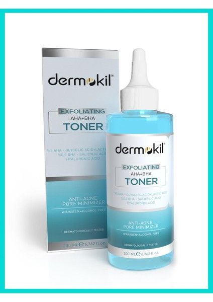 Exfoliating Aha+Bha Niacinamide Tonik 200 ml
