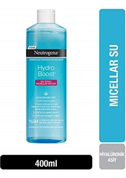 Hydro Boost Üç Etkili Micellar Water, 400 ml