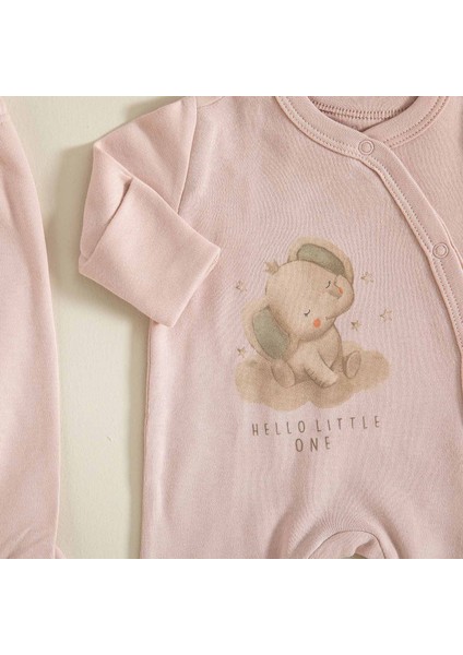 Elephant Yenidoğan Hastane Çıkış Seti (50 Cm) (7 Parça) Pudra indirimleri