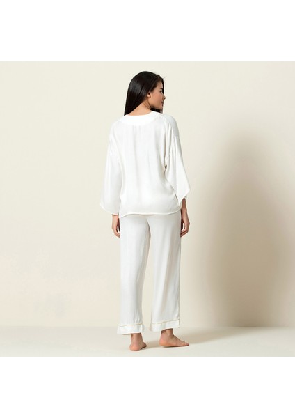 Crocus Pijama Takımı Ekru fırsatları