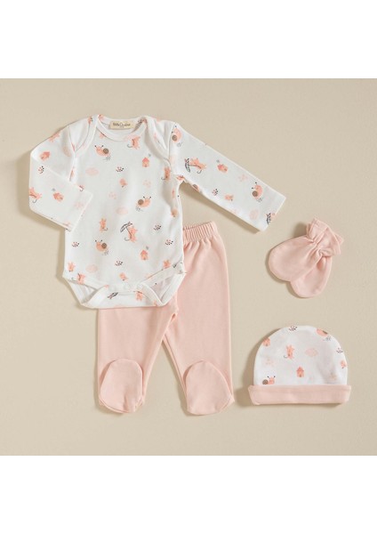 Bird Hastane Çıkışı 4 Lü Beyaz/pembe