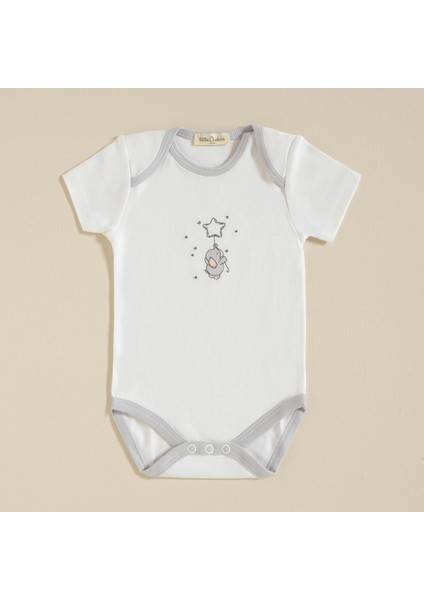 Elephant Kısa Kollu Body 2 Li Beyaz/gri fiyatları