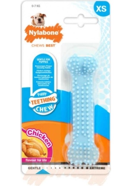 832393 Puppy Dental Tavuk Aromalı Çiğneme Kemiği Xs
