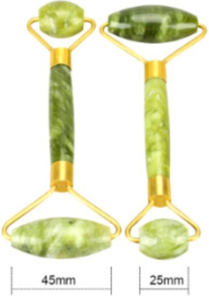 Yeşim Taşı Yüz Masaj Aleti Cilt Anti Aging Skin Jade Roller