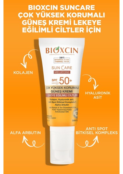 Sun Care Lekeye Eğilimli Ciltler Için Çok Yüksek Korumalı Güneş Kremi 50 Spf - Leke ve Çil