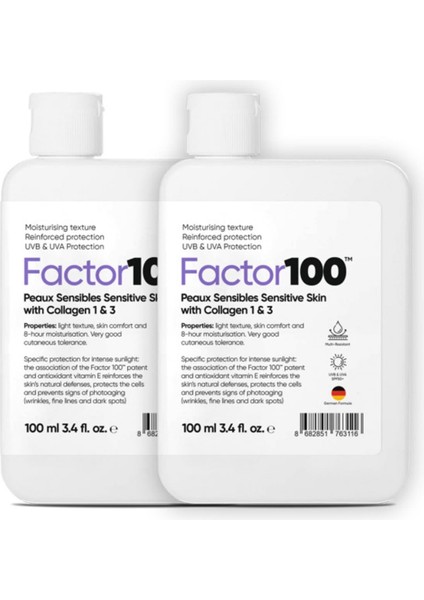 FACTOR100 Güneş Kremi 2'li Paket