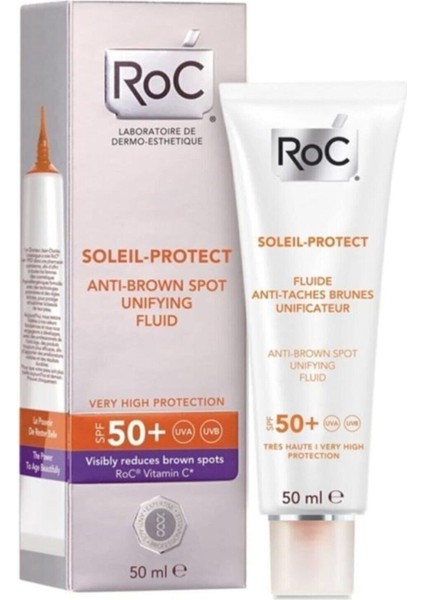 Soleil Protect Anti Brown Fluid Spf 50 Kahverengi Leke Karşıtı 50ML