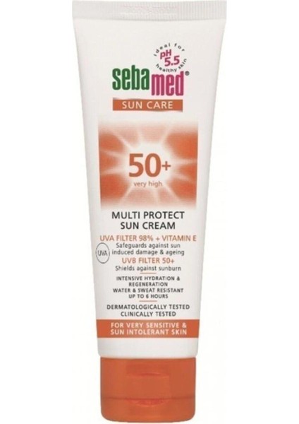 Sun Spf 50 Çok Yönlü Koruyucu Güneş Kremi 75 ml x 2 Adet