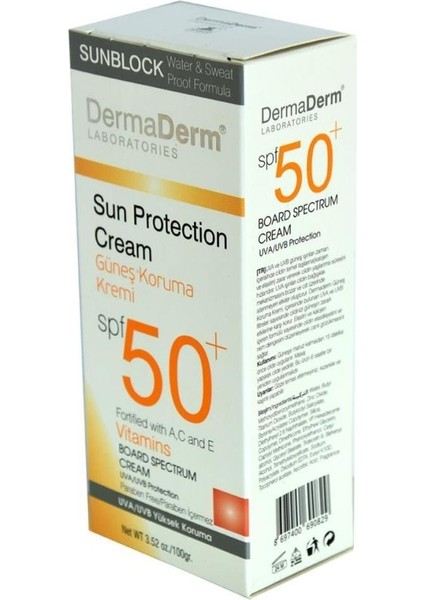 Dermatolojik SPF50+ Güneş Kremi 100 ml