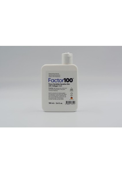 FACTOR100 Güneş Kremi Ultra Nemlendiricili Leke Karşıtı SPF50+