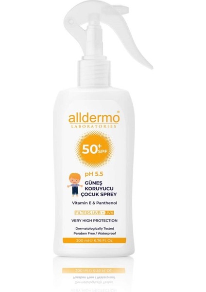 Çocuklar Için Güneş Koruyucu Sprey SPF50+ 200ML
