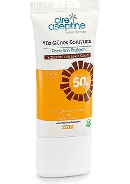 Yüz Güneş Koruyucu Spf 50+ 50 ml