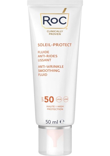 Soleil Protect Anti Wrinkle Fluid Spf 50 50 ml