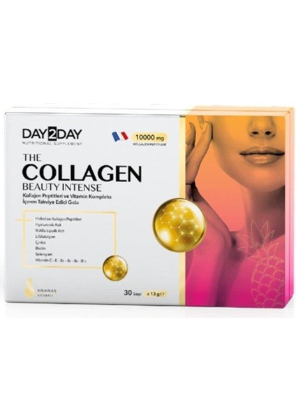 Collagen Face Day2day The Collagen Beauty Intense Ananas 30 Saşe X 12 Gr Day101