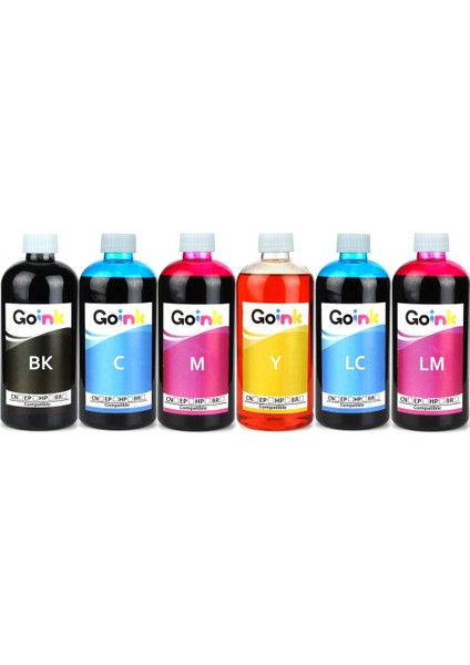 Epson L8050 108 Uyumlu 6X500 ml Mürekkep Seti