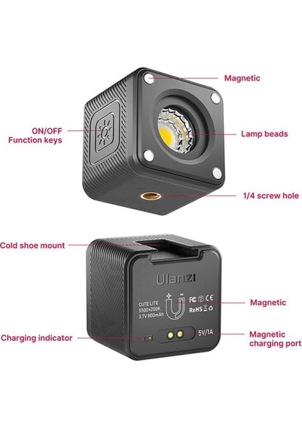 L2 Waterproof LED Işık Ulanzi fırsatları