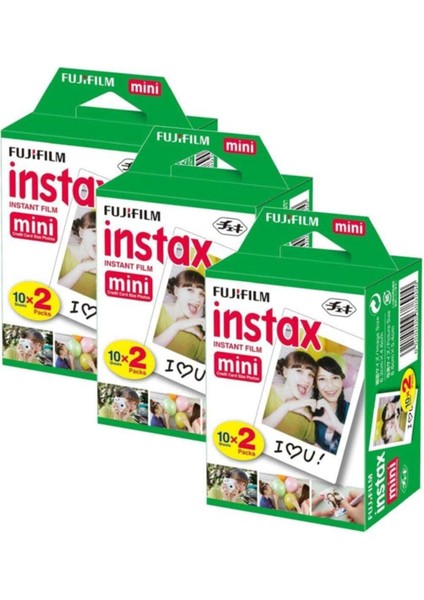 Instax Mini 20'li Film 3'lü Set 60 Poz