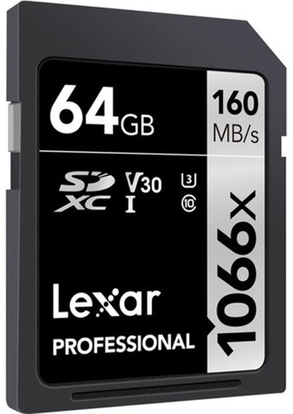 64GB Professional 1066X Uhs-I Sdxc Memory Card (Silver Series)