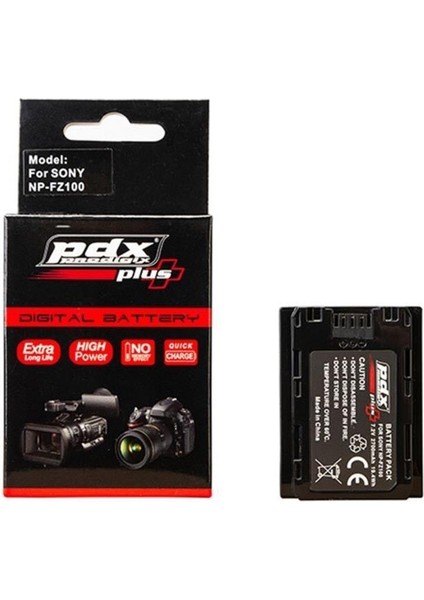 Sony FZ100 Batarya Pil 2700MAH A9 II,A9,A7R IV,A7R Iıı,a7 III,A6600