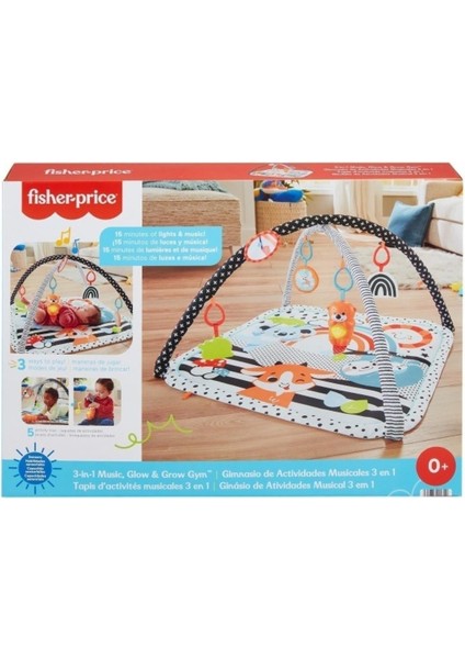 HBP41 Fisher-Price® Neşeli Hayvanlar 3ü1 Arada Jimnastik Merkezi