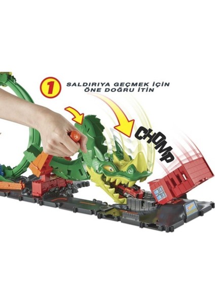 Hot Wheels Ejderhayla Mücadele Pisti Oyun Seti HDP03 fiyatları