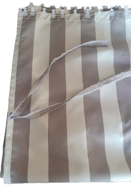 Balkon Perdesi Su Geçirmez Korniş Tokalı Bağcıklı 440X200 fiyatları