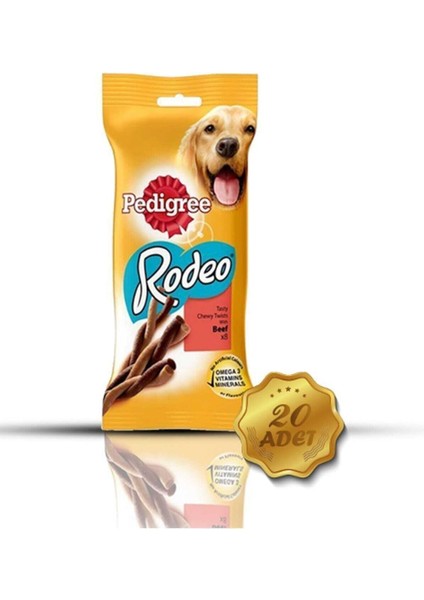 Rodeo Biftekli Köpek Ödül Maması 70 gr x 20 Adet