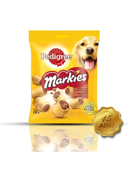 Markies Köpek Ödül Bisküvisi 150 gr x 15 Adet