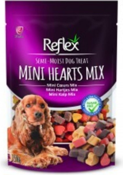 Yarı Yumuşak Ödül Maması Mini Kalp Mix 150 gr