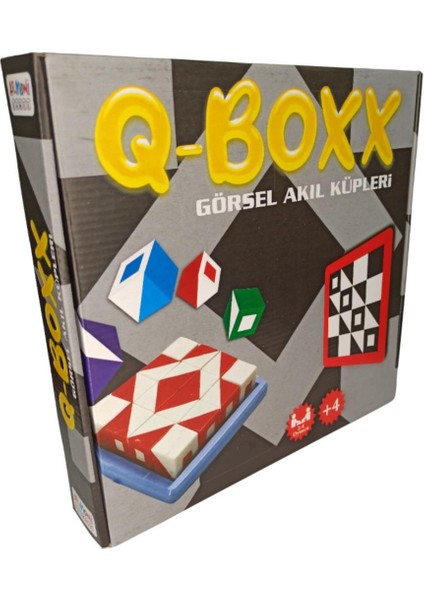 Q-Boxx Cubes Qbitz Görsel Akıl Küpleri (Yenilendi) Q-Bitz Q-Smart Q Smart Küp Oyunu