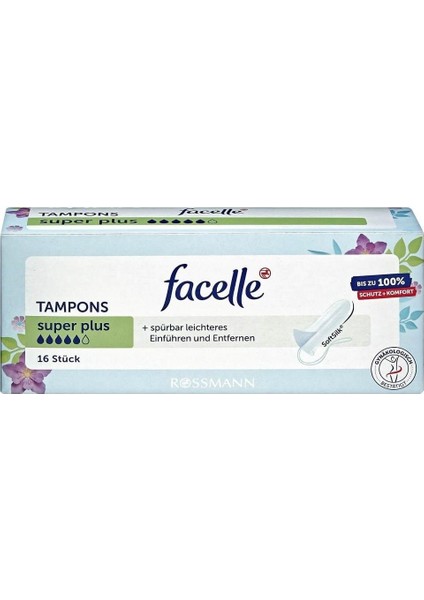 Facelle Tampon Süper Plus 16'Lı