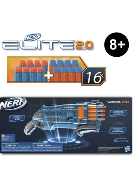 Elite 2.0 Warden Db-8 Dart Blaster E9959
