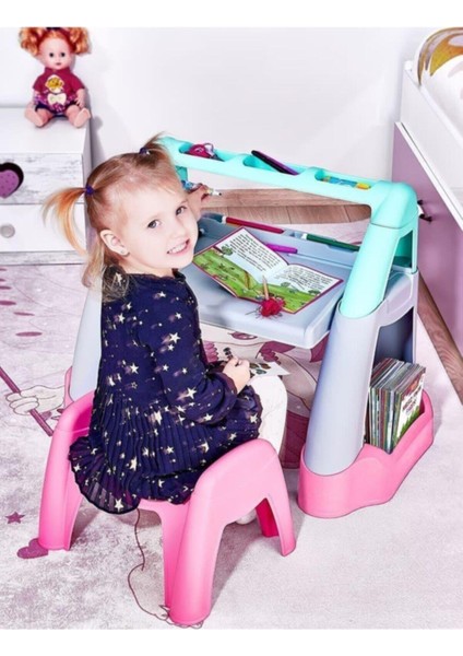 Dali Çocuk Çalışma ve Aktivite Masası Tabureli Masa Seti